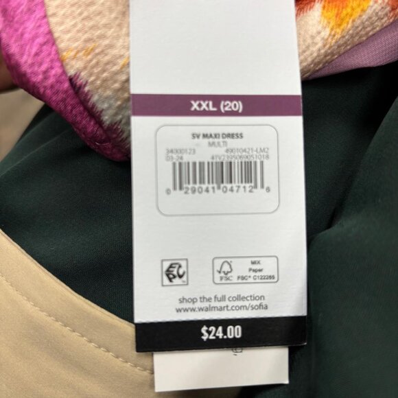 Sofiya by Sofia Vergara Maxi Dress – Size XXL (20) - Picture 5 of 5